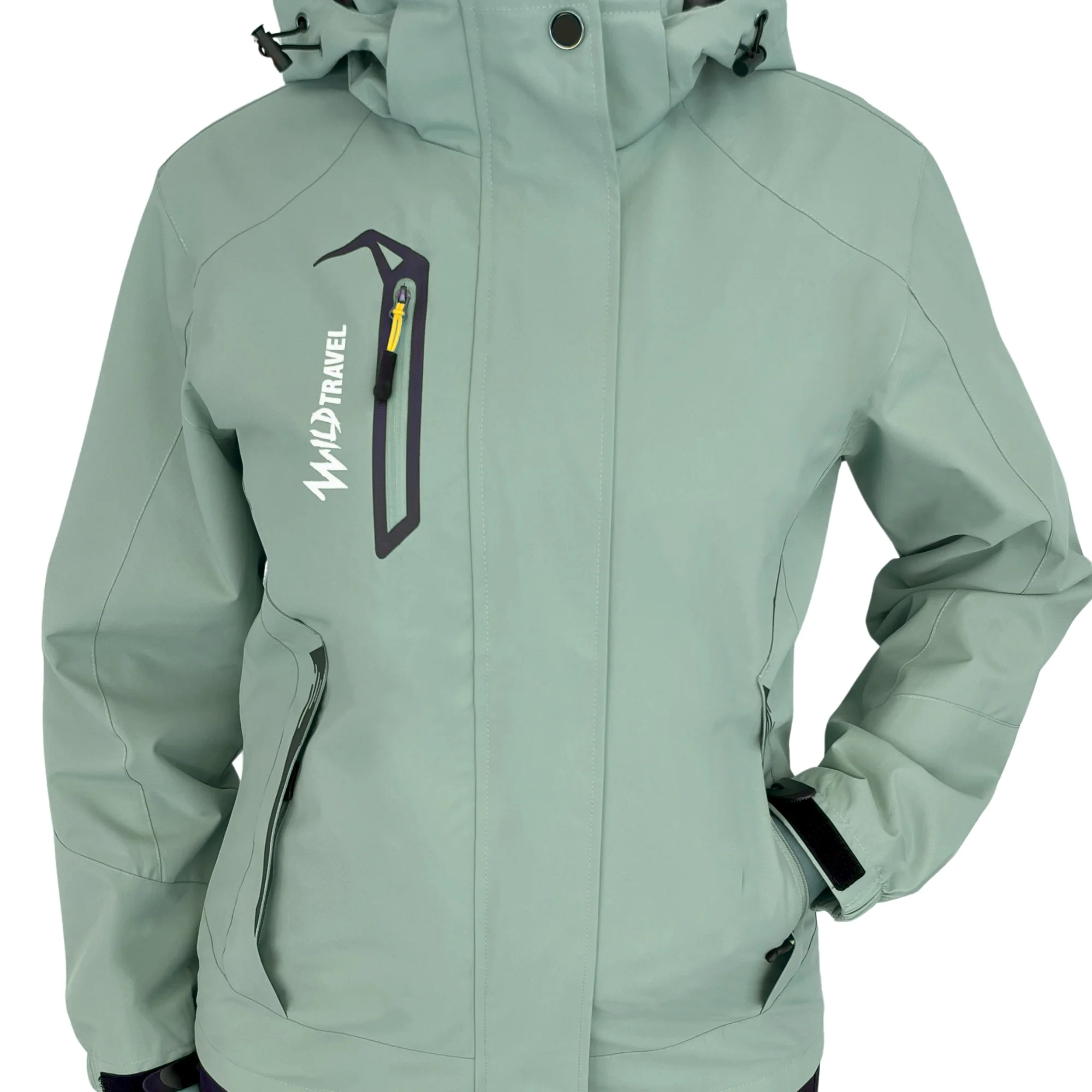 Chaqueta Corta Viento Impermeable Mujer
