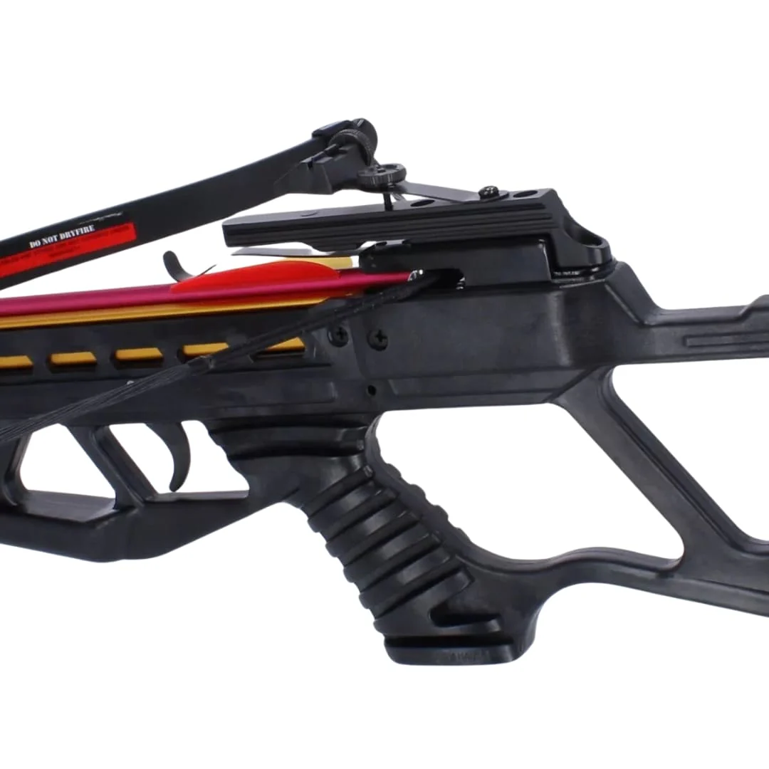 Ballesta Negra 120lb + 2 Flechas Caceria Caza Tiro Deportivo - Imagen 4