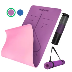 Mat Yoga Colchoneta Eco 8mm Doble Color + Bolso